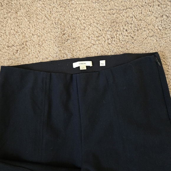 Vince Stitch Front Seam Ponte Legging  Dark Blue Size XL - Picture 10 of 15